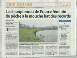Ghislaine au championnat de france féminin