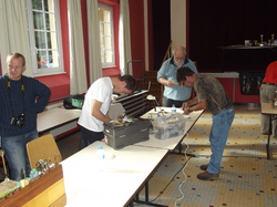 Manche qualifiquative du championnat de France de montage mouches au Foyer Saint- Martin à Lapoutroie