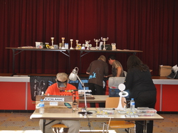 Manche qualifiquative du championnat de France de montage mouches au Foyer Saint- Martin à Lapoutroie