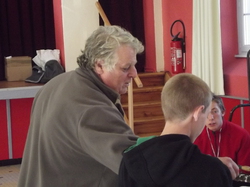 Manche qualifiquative du championnat de France de montage mouches au Foyer Saint- Martin à Lapoutroie