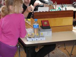 Manche qualifiquative du championnat de France de montage mouches au Foyer Saint- Martin à Lapoutroie