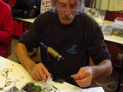 Manche qualifiquative du championnat de France de montage mouches au Foyer Saint- Martin à Lapoutroie