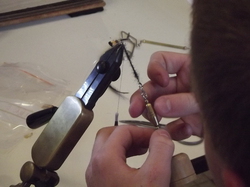 Manche qualifiquative du championnat de France de montage mouches au Foyer Saint- Martin à Lapoutroie