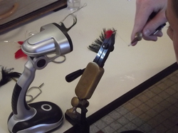 Manche qualifiquative du championnat de France de montage mouches au Foyer Saint- Martin à Lapoutroie