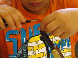 Manche qualifiquative du championnat de France de montage mouches au Foyer Saint- Martin à Lapoutroie