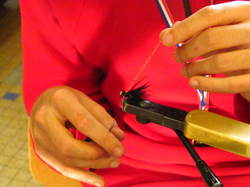 Manche qualifiquative du championnat de France de montage mouches au Foyer Saint- Martin à Lapoutroie