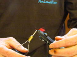 Manche qualifiquative du championnat de France de montage mouches au Foyer Saint- Martin à Lapoutroie