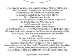 Manche qualifiquative du championnat de France de montage mouches au Foyer Saint- Martin à Lapoutroie