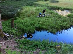 Opération ‘’mission impossible’’ à l’étang du Devin.