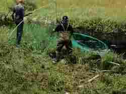 Opération ‘’mission impossible’’ à l’étang du Devin.